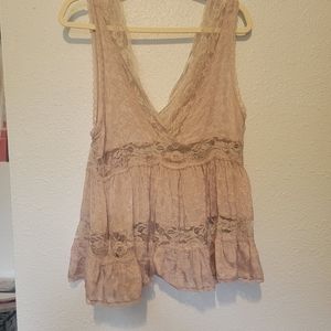 Free People Lace Tank
